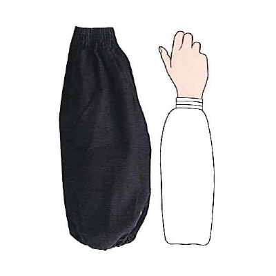 【送料無料】川西工業【KAWANISHI】作業用品/腕カバー 201T  綿腕カバー タック仕上 （ブラック）の通販は