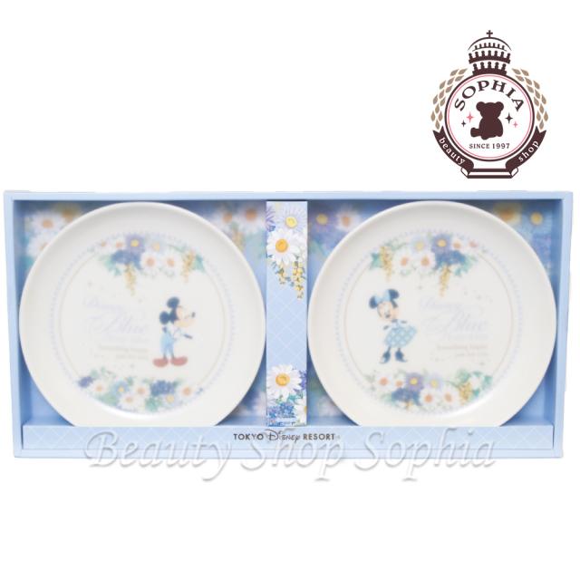 ミッキー＆ミニー プレートセット ブルーエバーアフター 2023 ディズニー グッズ お土産 【東京ディズニーリゾート限定】の通販は 5,691円