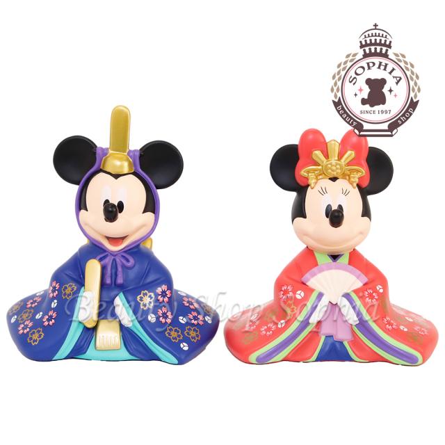 ミッキー＆ミニー ひな人形 台付きひな飾り ひな祭り 2025 雛人形 雛祭り 雛飾り おひな様 お雛様 桃の節句 ディズニー グッズ お土産【東京ディズニーリゾート限定】の通販は