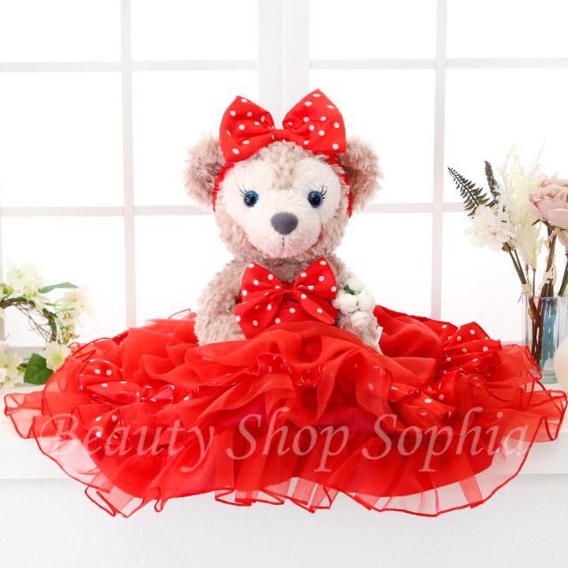 リーナベル ぬいぐるみ ディズニー ミニー風 コスチューム ハンドメイド