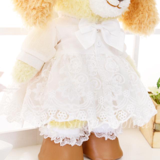 リーナベル ヘッドドレス ぬいぐるみ用 Sサイズ ピンク フリル