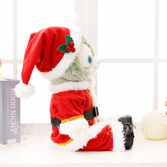 ジェラトーニ用 ケープ付クリスマスコスチューム 服 単品 ぬいぐるみ