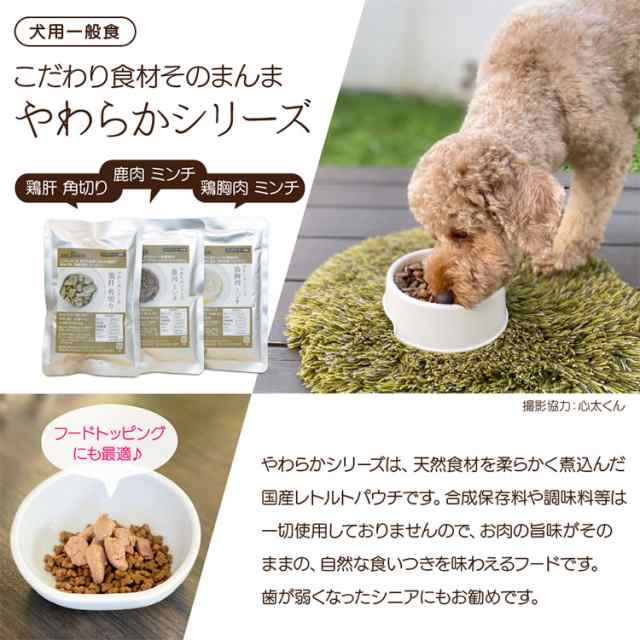 国産やわらかシリーズ 3種セット 犬用 鶏胸肉 ミンチ 鶏肝 角切り 鹿肉 ミンチ 各3個 送料無料 同梱不可 の通販はau Pay マーケット ペット用サプリ専門 Ant Pack Au Pay マーケット店