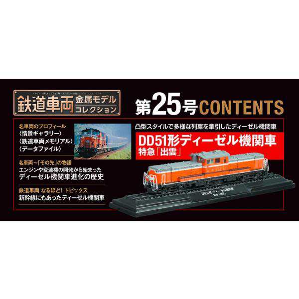 デアゴスティーニ　鉄道車両金属モデルコレクション　第25号｜au PAY マーケット