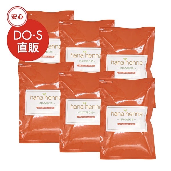 ハナヘナ ナチュラル (ヘナ) 100g 6個セット