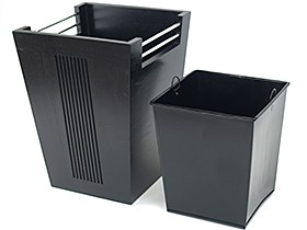 ダストボックス Stylish Series Dustbox 高級感 モダン ホテル バリ おしゃれ リゾート 木製 ごみ箱 小さい 袋 見えない 洗面所 バリ雑貨 アジアン雑貨_3