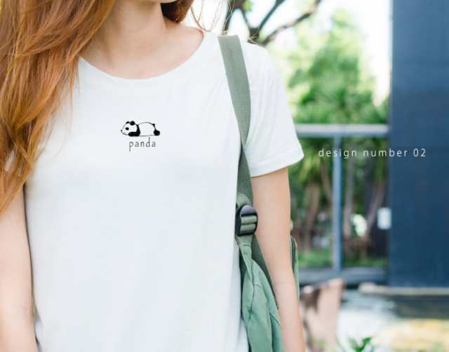 Tシャツ レディース 半袖 大人かわいい おしゃれな ロゴ プリント かわいい 動物 ネコ うさぎ ぶた くま アザラシ ラッコ パンダ  大きいの通販はau PAY マーケット スマホケースのWOODGREEN au PAY マーケット－通販サイト