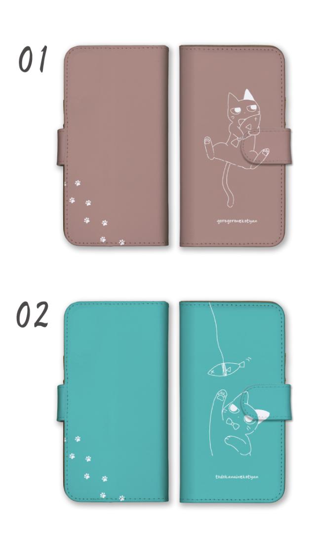 スマホケース スマホカバー 手帳型 全機種対応 Android Iphone ケース カバー 猫 シンプル ネコ Cat イラスト 手書き かわいい らくがき の通販はau Pay マーケット スマホケースのwoodgreen