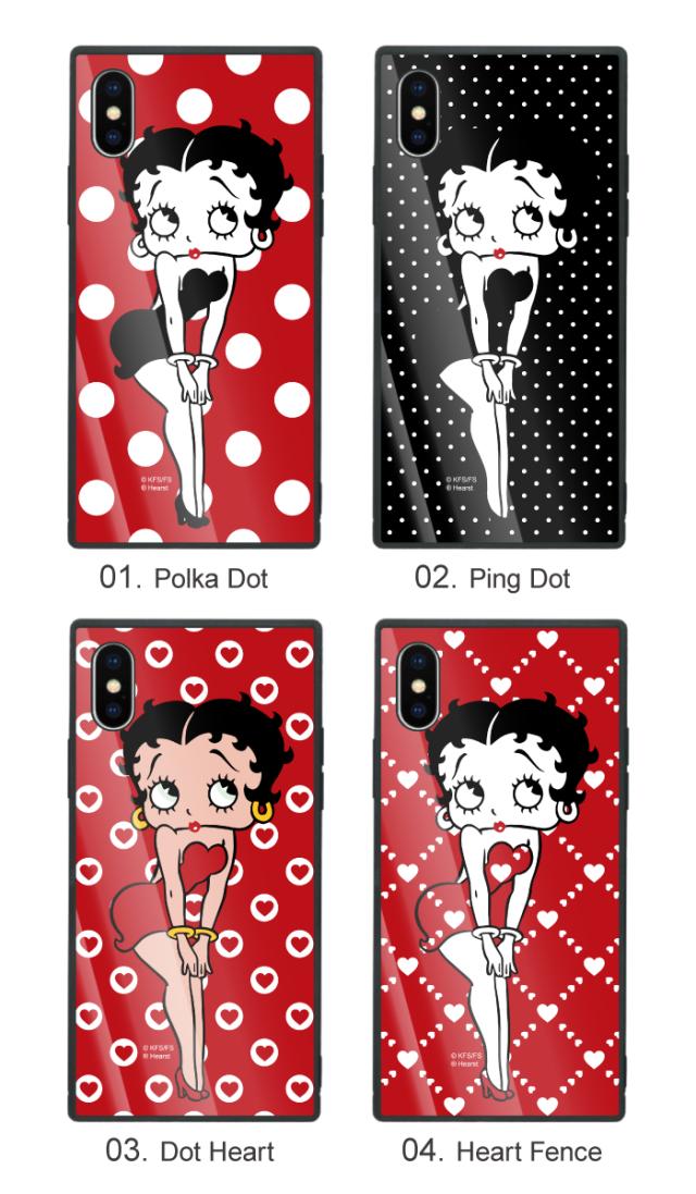 ベティー ブープ(TM) スクエアガラスケース Betty Boop(TM