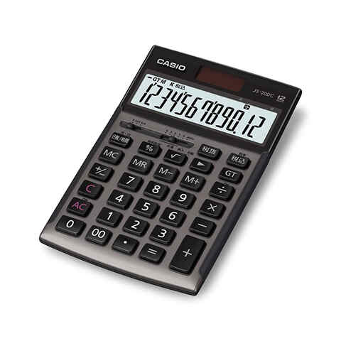 CASIO カシオ 実務電卓 ジャストタイプ グレージュブラウン 日数 時間計算 早打ち 経理 財務 簿記 金融機関 簿記 プロ仕様 送料無料