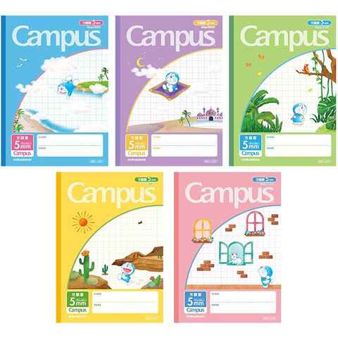 ドラえもん Campus キャンパスノート 用途別 5mm方眼 5ミリ方眼 科目