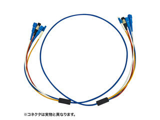 サンワサプライ ロバスト光ファイバケーブル（5m・ブルー） HKB-LCLCRB1-05の通販は