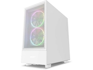 NZXT ミドルタワーケース H5 Flow ホワイト CC-H51FW-01