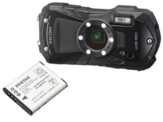 RICOH リコー RICOH WG-80（オレンジ）＋D-LI92バッテリーセット