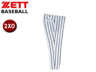 ゼット ZETT BU632-1119 ワイドストライプ ユニフォームパンツ 【2XO】 （ホワイト×ブラック）の通販は