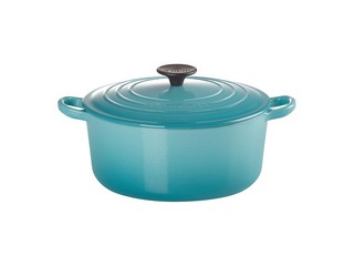 LE CREUSET ル・クルーゼ ル・クルーゼ ココット・ロンド 2501 22cm カリビアンブルー