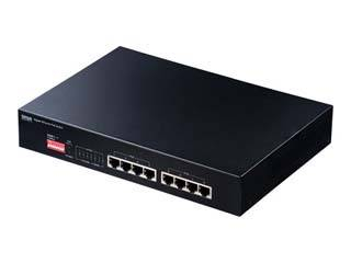 サンワサプライ 長距離伝送・ギガビット対応PoEスイッチングハブ（8ポート） LAN-GIGAPOE81の通販は