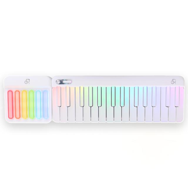 PopuMusic ポピュミュージック PoppuPiano WHT(ホワイト) スマートポータブルピアノ ポピュピアノの通販は