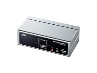 サンワサプライ USB・PS/2コンソール両対応パソコン自動切替器（2：1） SW-KVM2HVCN