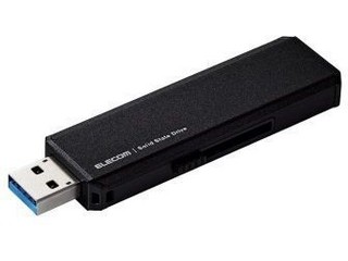 ELECOM エレコム 外付けSSD USB3.2(Gen1)対応 スライド式 Type-C&Type