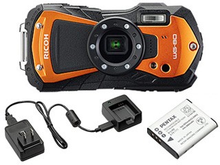 RICOH リコー RICOH WG-80（オレンジ）＋バッテリー＋充電器キット