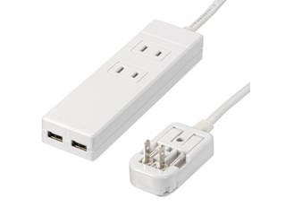 YAZAWA YAZAWA 【20個セット】 海外用マルチ変換タップ2個口USB2ポート HPM6AC2USB2WHX20