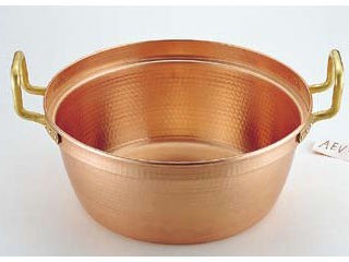 銅両手付丸型鍋