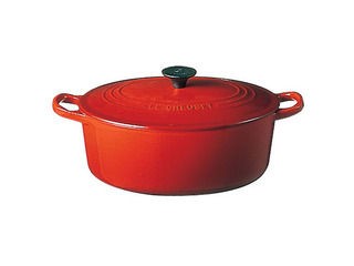 LE CREUSET ル・クルーゼ 2502-27ココット・オーバル27cmチェリー ...