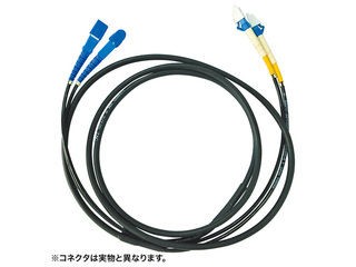 サンワサプライ タクティカル光ファイバケーブル（50m・ブラック） HKB-FCFCTA1-50の通販は