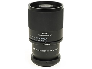 TOKINA トキナー SZX 400mm F8 Reflex & 2X エクステンダーKIT MF キヤノンEFマウント フード付