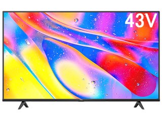 TCL 43P615 43V型 Androidシステム搭載4K液晶テレビ 【※お届けは玄関先