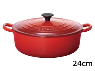 LE CREUSET ル・クルーゼ ル・クルーゼ トラディション ココットジャポネーズ 24cm 25052-24-06 チェリーレッド