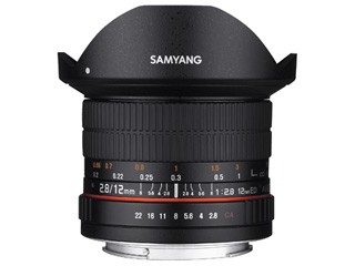 SAMYANG サムヤン 12mm F2.8 ED AS NCS FISH-EYE キヤノンM用 フルサイズ