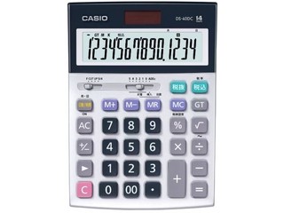 CASIO カシオ計算機 実務電卓 14桁 日数時間計算 デスクタイプ DS-40DC