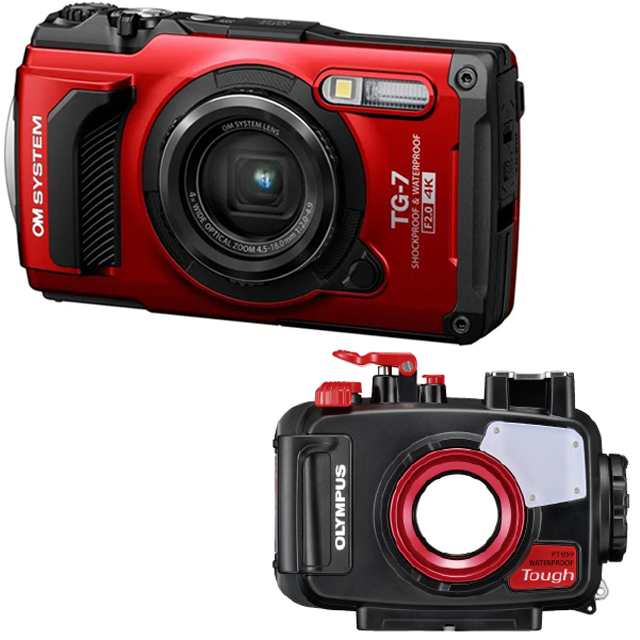 OLYMPUS tough TG-6 レッド PT-059 set【新品未開封】