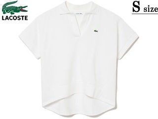 ラコステ LACOSTE 【レディース】半袖シャツ スキッパーネック裾リブ