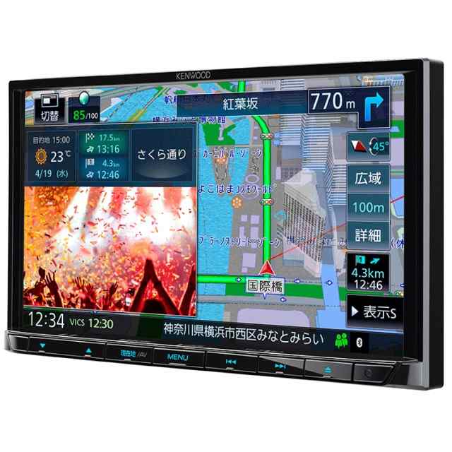 【ユーロ安】KENWOOD カーナビ 彩速ナビ 7V型/180mmモデル フルセグ ハイレゾ DVD/USB/SD AVナビ メモリーナビ