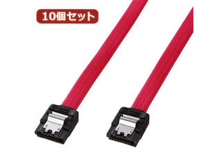 サンワサプライ 【10個セット】 シリアルATA3ケーブル TK-SATA3-05X10の通販は