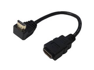 変換名人 変換名人 HDMI L型ケーブル延長20(上L) HDMI-CA20UL