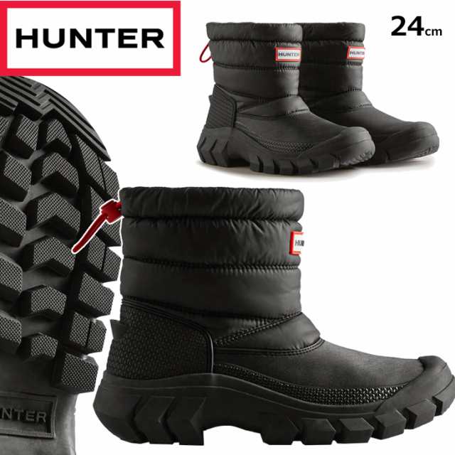 Hunter 防水スノーブーツ UK5 24センチ購入価格25080円