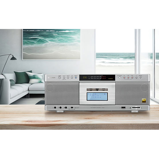 未使用品 TOSHIBA 東芝 TY-AK21 S シルバー ハイレゾ対応 ハイレゾ対応ラジカセ TY-AK21 | AUREXスペシャルサイト | 東芝