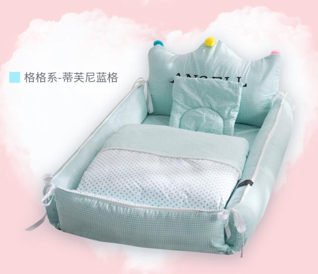 正規品 送料無料 多機能ベビーベッド 枕付き 柔らかい 可愛い 新生児 赤ちゃん 取り外す 折り畳み式 洗濯便利 通気 ベビーベッド ベッド 返品送料無料 Carlavista Com