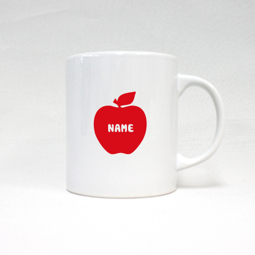 りんご 名入れマグカップ お名前入れ ネーム マグカップ コーヒーカップ 陶器 Mgcp 0603 の通販はau Pay マーケット Emblem