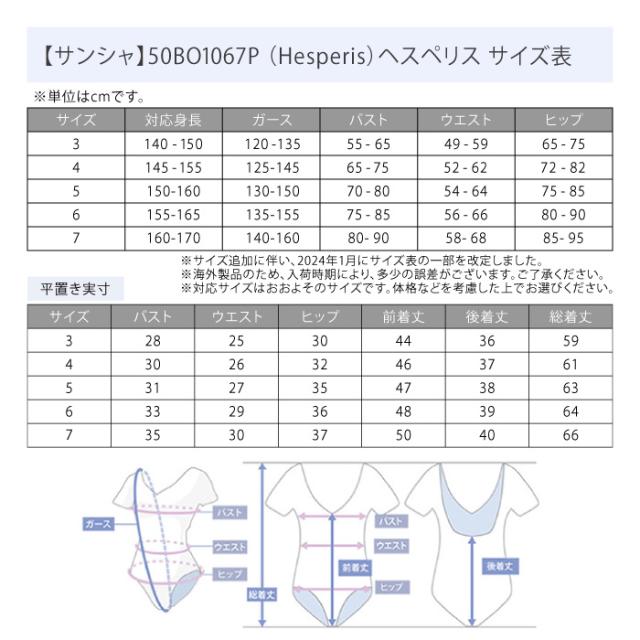 バレエ レオタード 大人【サンシャ】50BO1067P（Hesperis）ヘスぺリス ジュニア 半袖 デザイン レース 上品 おしゃれ ストレッチ 伸縮 ブラック 黒 グレー 140 150 160 170 レッスン 練習 着 新体操 バレエレオタード バレエ用品 格安 イーバレリーナの通販は