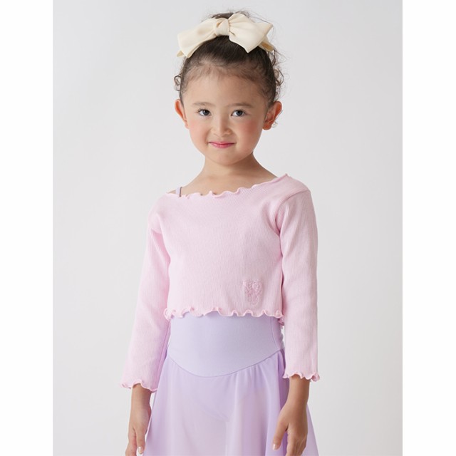 バレエ トップス【Ballet-i】ショート丈リブTシャツ 121 子供用 全2色