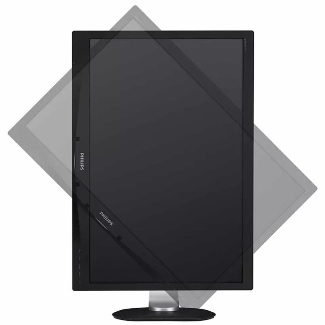 液晶モニタ− 24インチ フィリップス 240B4Q フルHD LED 1920×1200 IPS 画面回転 高さ調整 VESA ディスプレイ 中古 中古液晶 中古ディス