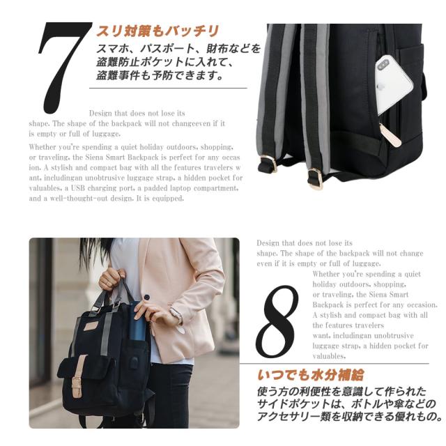 リュック レディース カジュアル 大容量 軽量 ノルディス Nordace