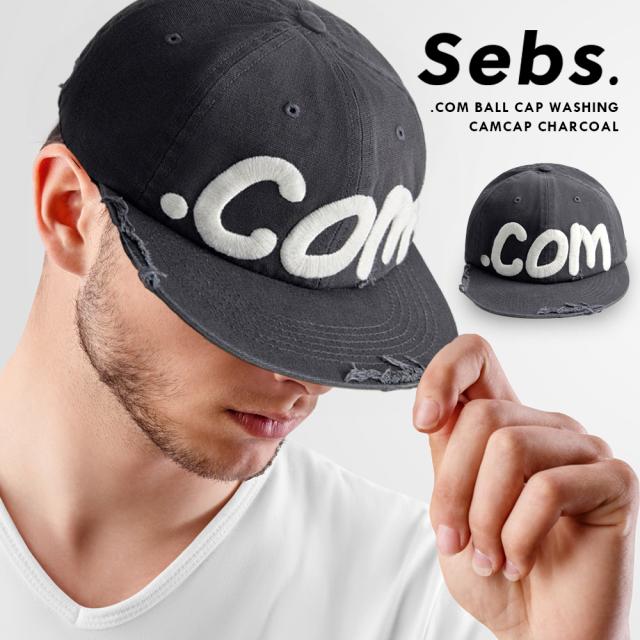 キャップ Sebs .COM BALL CAP WASHING CAMPCAP チャコール 【正規品・国内発送】 帽子 メンズ レディース 深め つば長 夏 秋 韓国 ブランドの通販は 5,980円