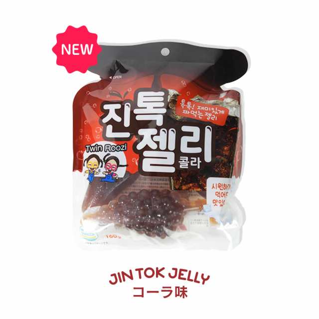 JIN TOKゼリー 韓国 お菓子 ブドウ イチゴ ハニーバター サイダー ...