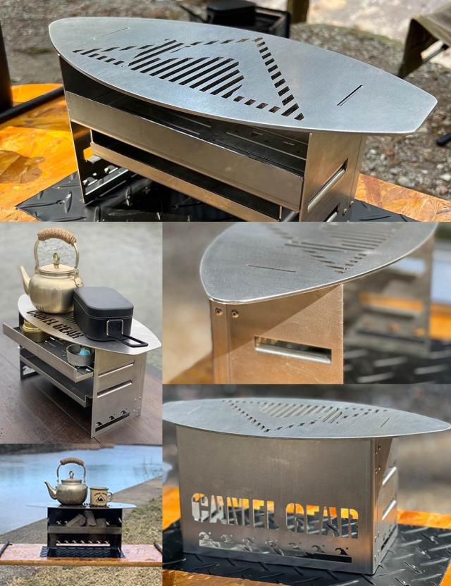 卓上グリル アウトドア用品 [ CAMELGEAR キャメルギア スマートサーフグリル サーフボード型グリル ] アウトドア ソロキャンプ アルコーの通販は